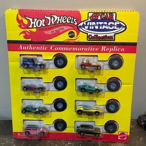 1993 Mattel Hot Wheels 8 Car Vintage Collection ver. 1 NRFB